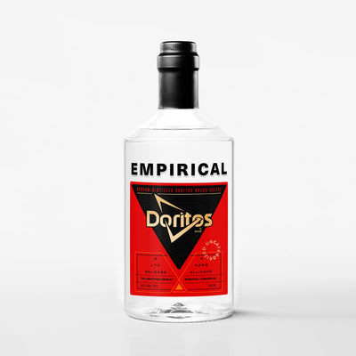 Empirical x Doritos Nacho Cheese flavored spirit, 750ml bottle, front label