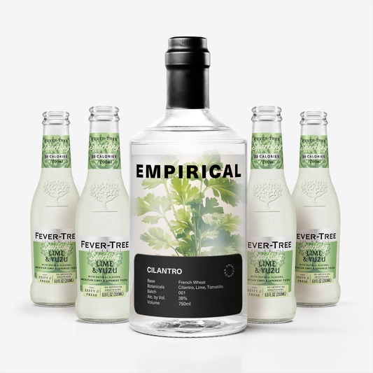 The Cilantro & Yuzu Bundle: Empirical Cilantro with four Fever-Tree Lime & Yuzu sodas